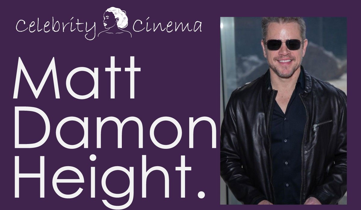 Matt Damon Height